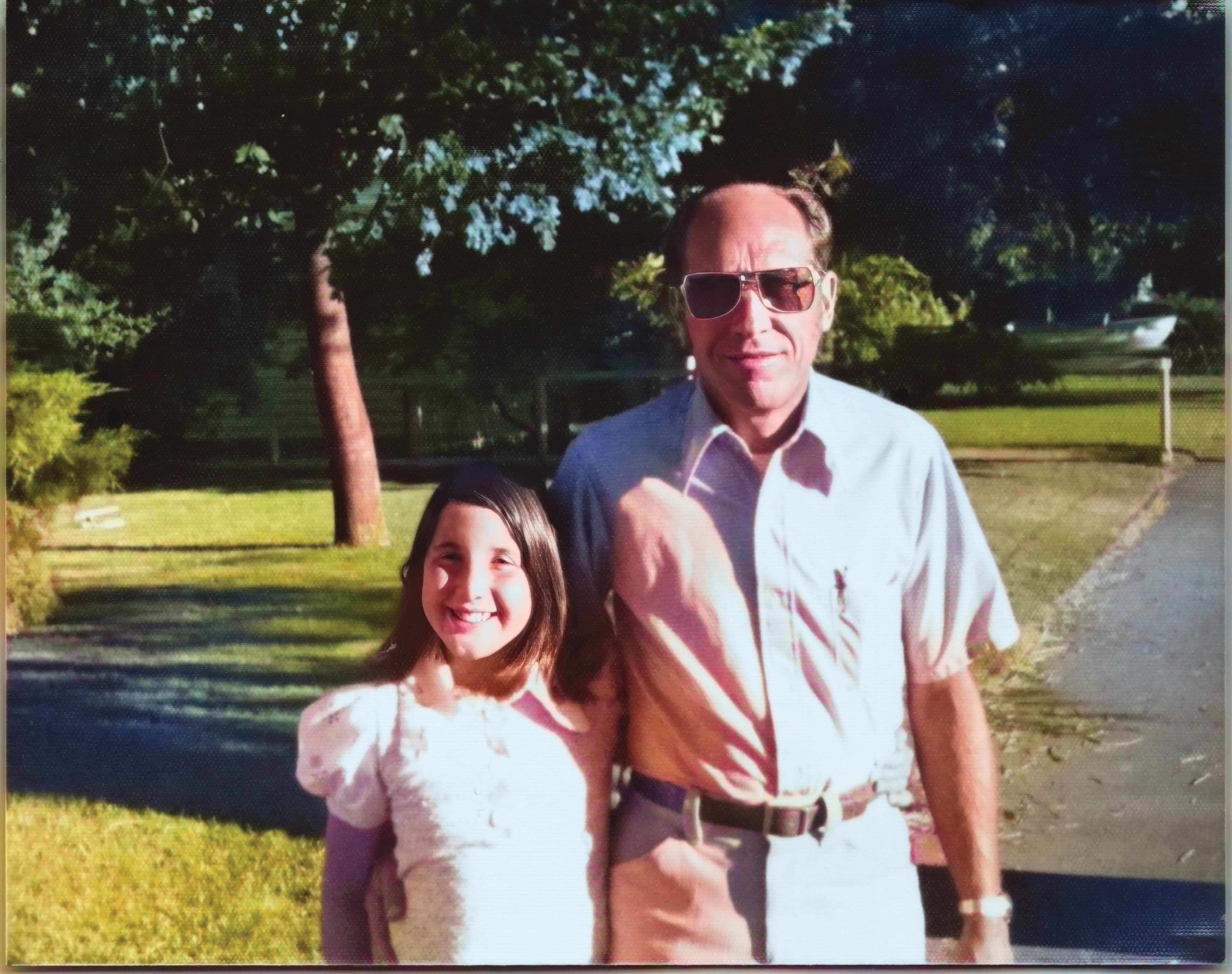 After: Father and daughter portrait