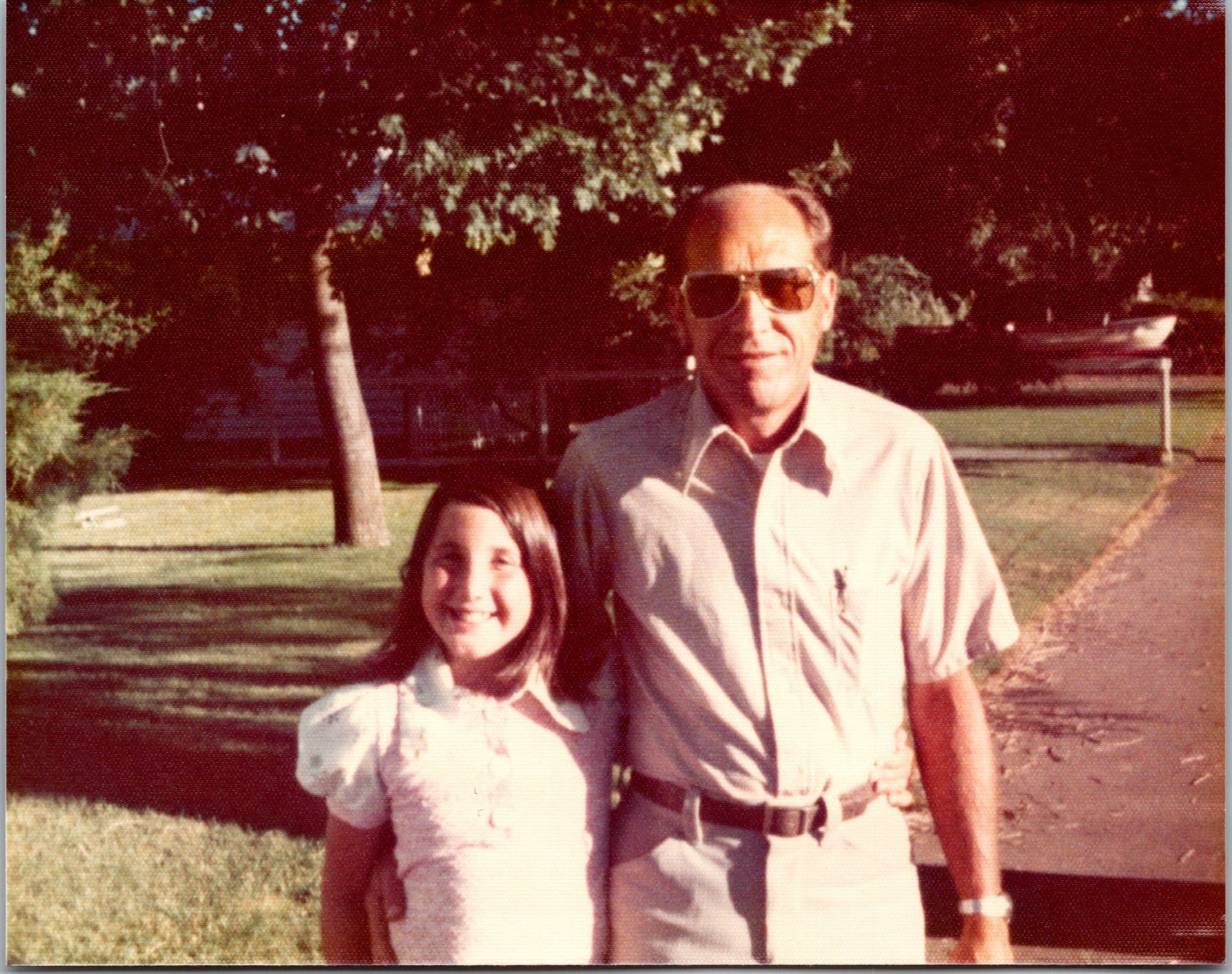 Before: Father and daughter portrait